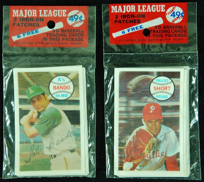 1970 Kellogg's Baseball Unopened Cello Packs Pair (2)