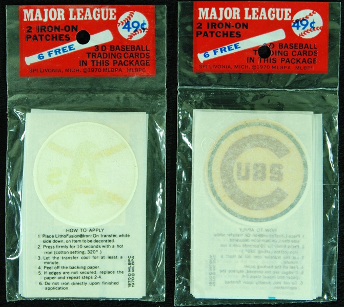 1970 Kellogg's Baseball Unopened Cello Packs Pair (2)