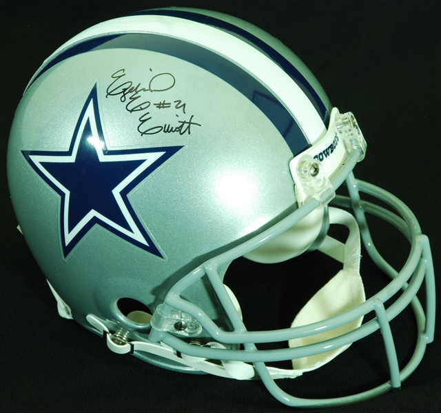 Ezekiel Elliott Signed Cowboys Full-Size Helmet (Fanatics) 