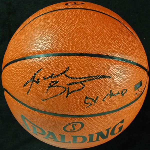 Kobe Bryant Signed Spalding Basketball Inscribed 5x Champ (7/124) (Panini)