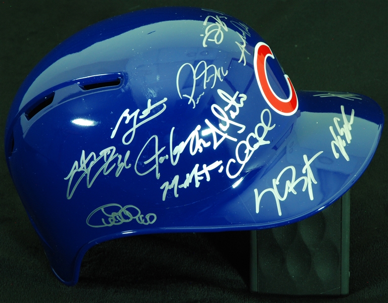 2016 Chicago Cubs World Champs Team-Signed Batting Helmet (19) (1/24) (Fanatics) (MLB)