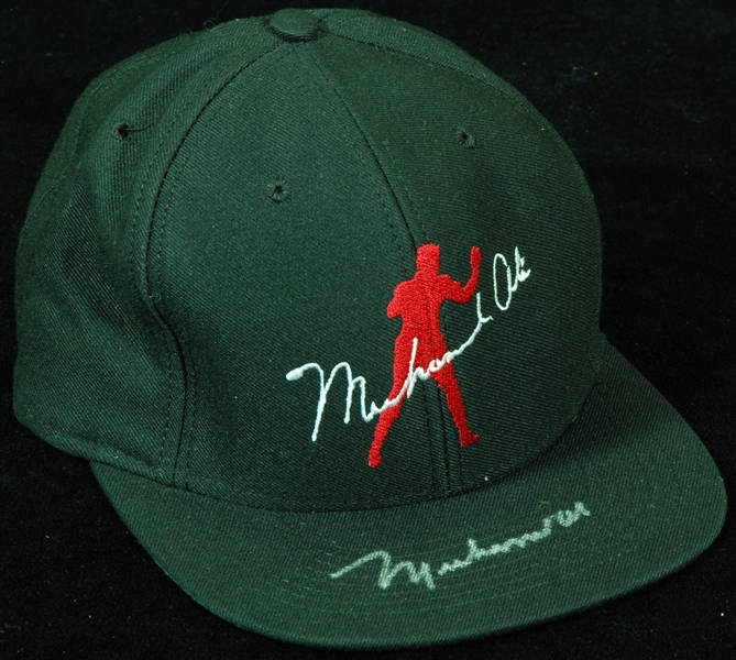 Muhammad Ali Signed Personal Logo Cap (Ali Hologram) (JSA)