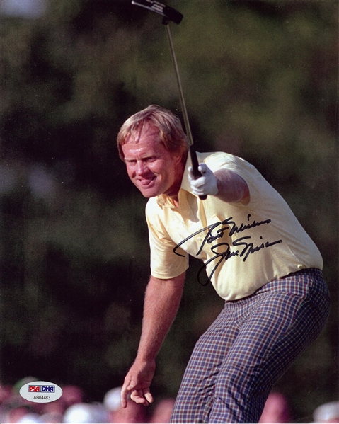 Jack Nicklaus Signed 8x10 Photo (PSA/DNA)