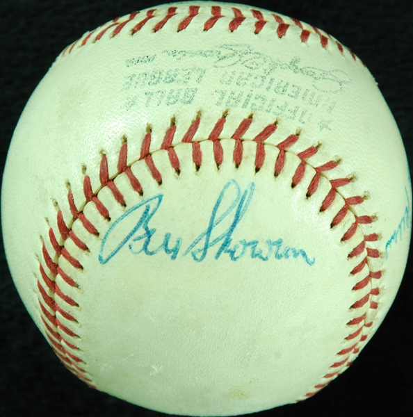 1960 All-Star Team Multi-Signed OAL Baseball with Ted Williams, Roger Maris, Nellie Fox (6) (BAS)