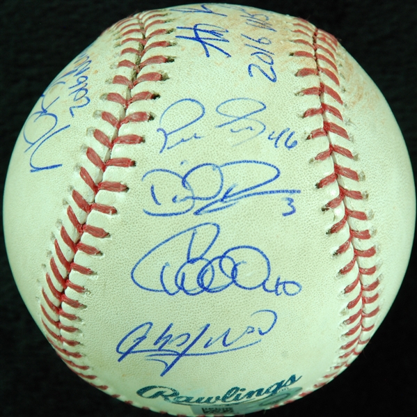 2016 Chicago Cubs World Champs Multi-Signed Game-Used Baseball (Sept. 26, 2016) (8) (MLB) (BAS)