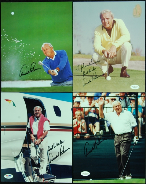 Arnold Palmer Signed 8x10 Photo Group (4)