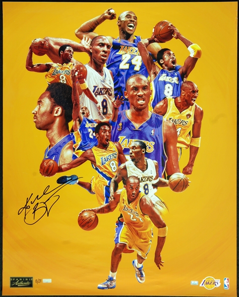 Kobe Bryant Signed 24x30 Greatness Photo (8/24) (Panini)