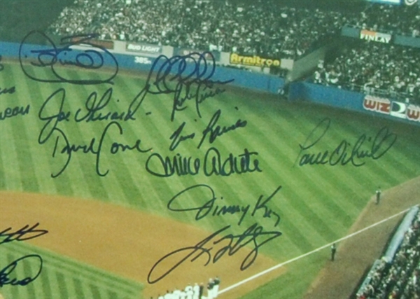 1996 New York Yankees Team-Signed 16x20 Framed Photo (26) (50/50) (Steiner)