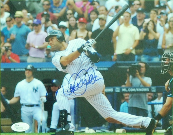 Derek Jeter Signed 3000th Hit Multi-Photo Display (JSA)