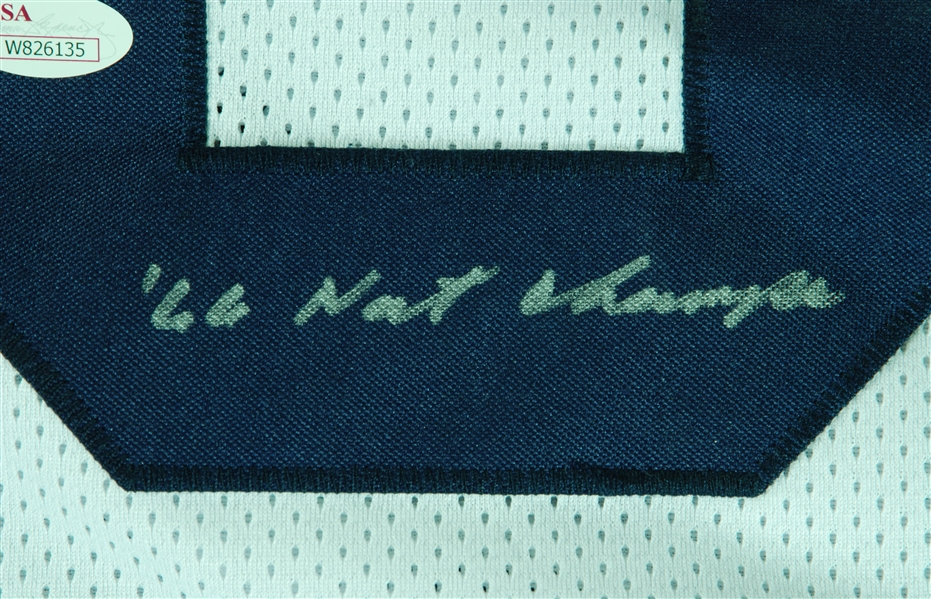 Terry Hanratty Signed Notre Dame Jersey (JSA)