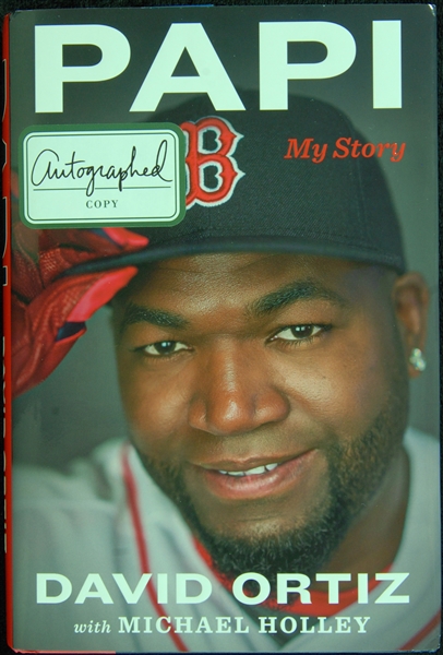 David Ortiz Signed Papi My Story Book (BAS)