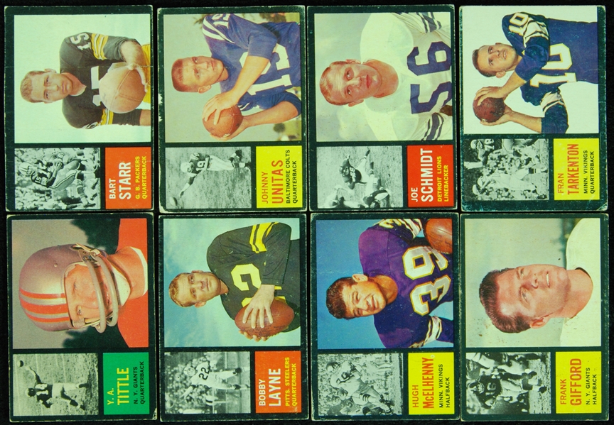 1962 Topps Football Partial Set (127/176)