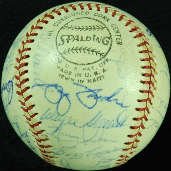 1973 New York Mets Team-Signed ONL Baseball (32) (BAS)