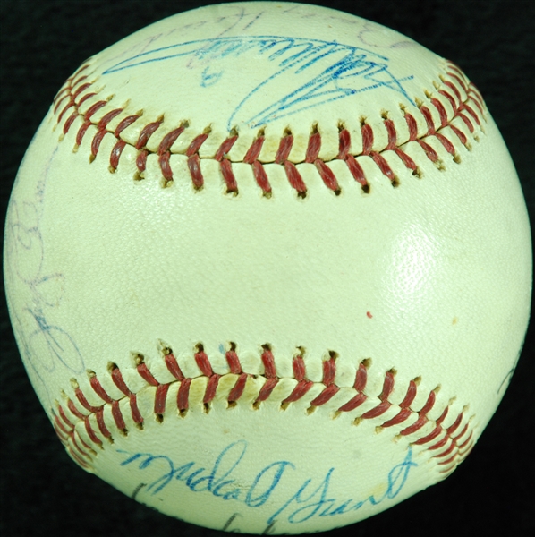 Dizzy Dean, Reese, Rizzuto & Others Signed OAL Baseball (9) (BAS)