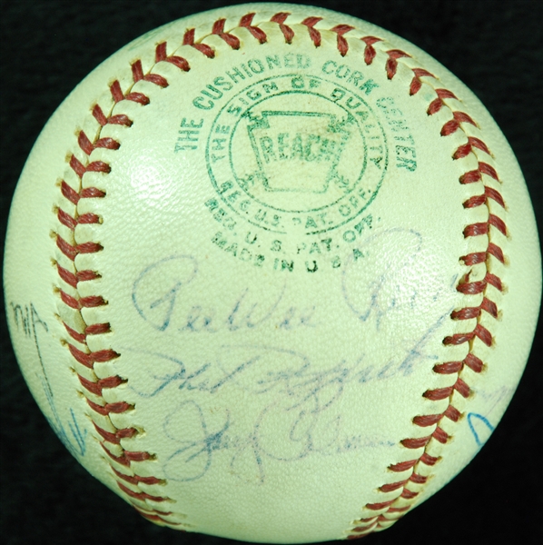 Dizzy Dean, Reese, Rizzuto & Others Signed OAL Baseball (9) (BAS)