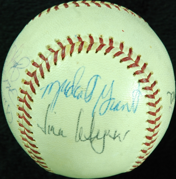 Dizzy Dean, Reese, Rizzuto & Others Signed OAL Baseball (9) (BAS)