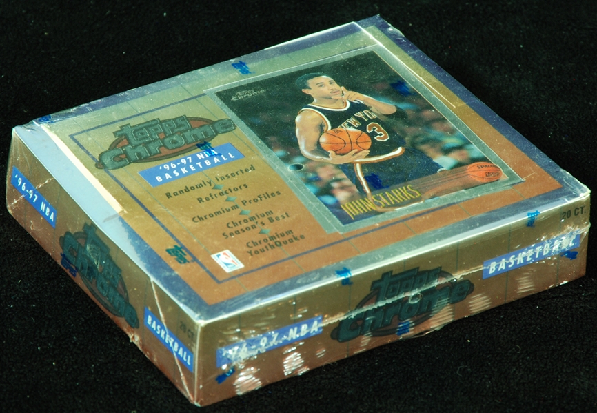 1996-97 Topps Chrome Basketball Factory Sealed Box (20)