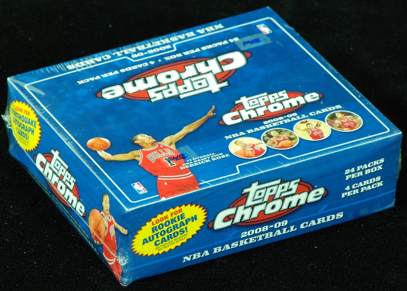 2008-09 Topps Chrome Basketball Factory Sealed Box (24)