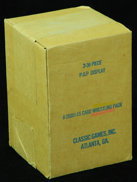 1991 Classic WWF Wrestling Sealed Wax Case (2)