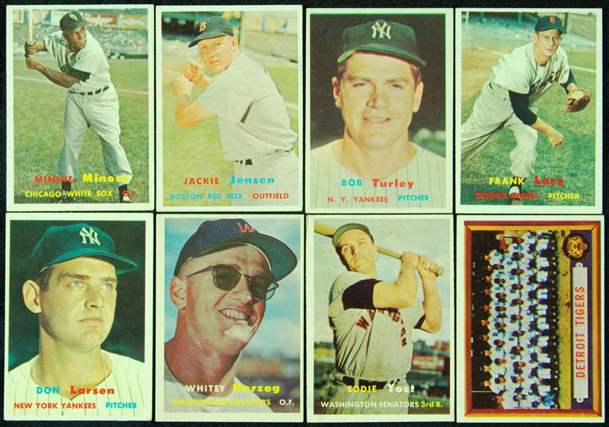 1957 Topps Baseball Partial Set (171)