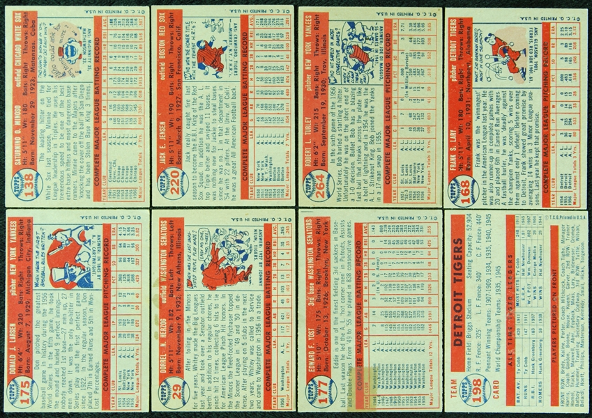 1957 Topps Baseball Partial Set (171)