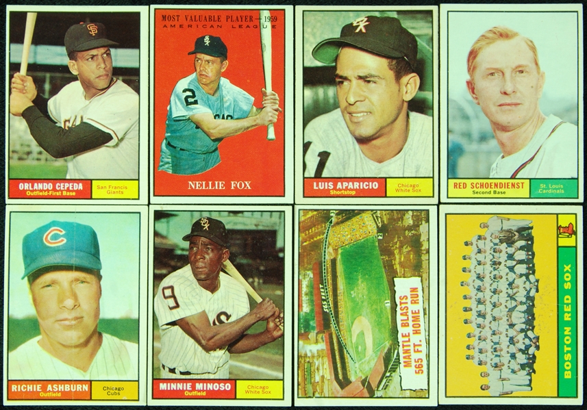 1961 Topps Baseball Partial Set (365)