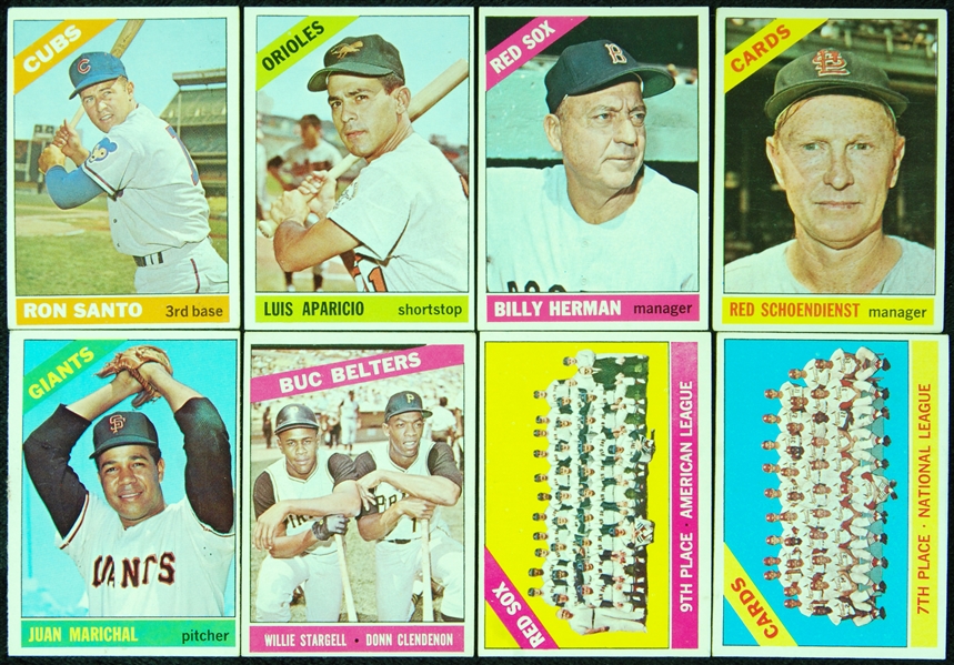 1966 Topps Baseball Partial Set (261/598)