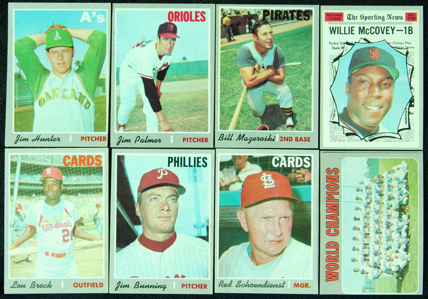 1970 Topps Baseball Partial Set (547/720)