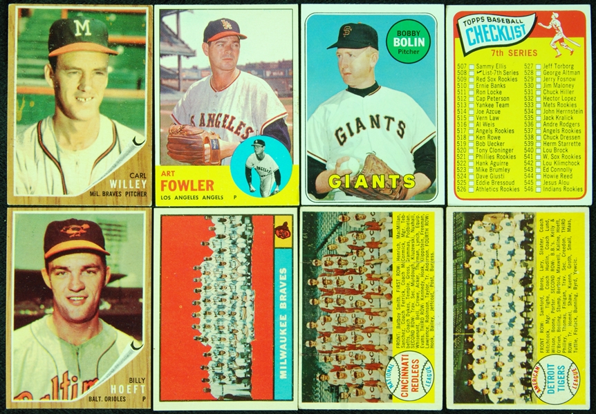 1956-74 Topps Rare Variations, Checklists, Tough Cards Huge Group (325)