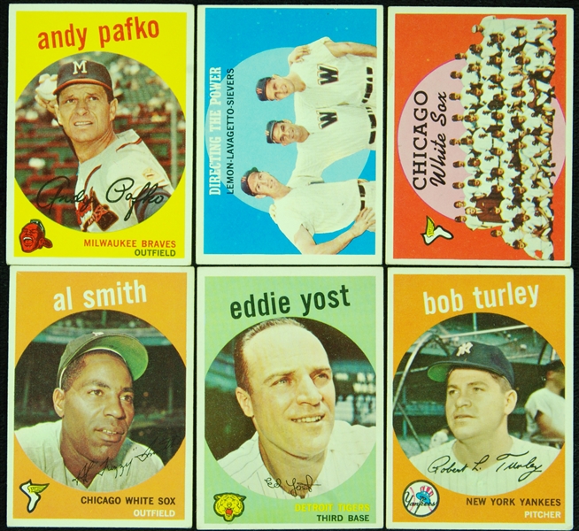 1959 Topps Baseball First Series Group (36)