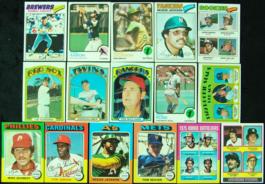 1970’s Topps Baseball Partial Sets (2,673)