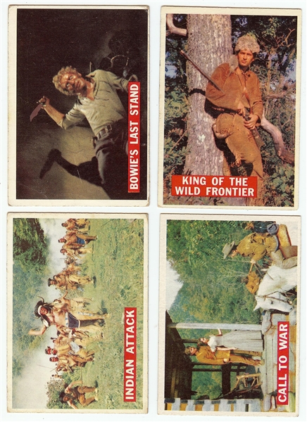 1956 Topps Davy Crockett Orange Back Complete Set (80/80)