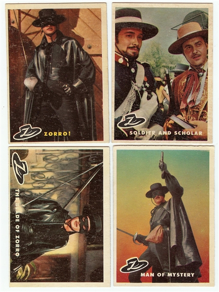 1958 Topps Zorro Near Complete Set (86/88)