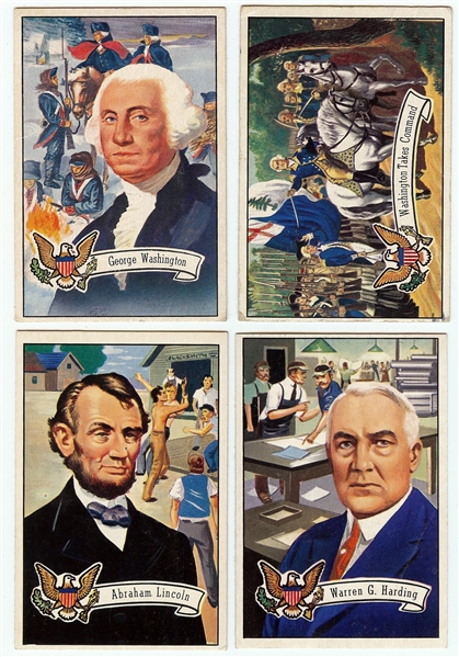 1952 Bowman U.S. Presidents Complete Set (35/35)