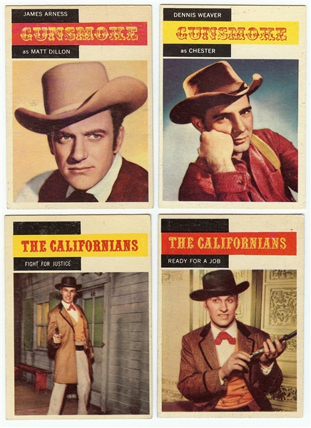 1958 Topps TV Westerns High-Grade Complete Set (71)