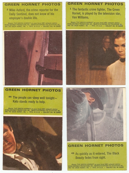 1966 Donruss Green Hornet Complete Set (44)