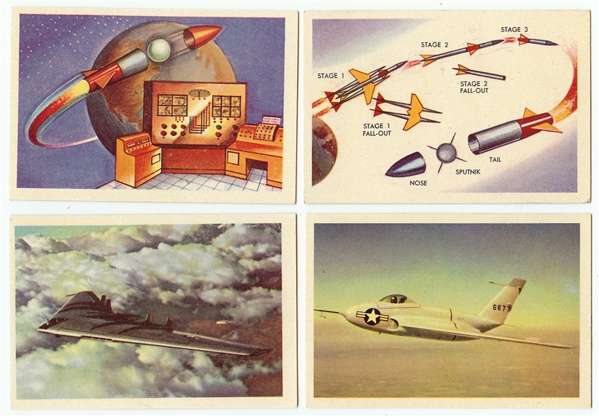 1958 Parkhurst Missiles and Satellites Complete Set (50)