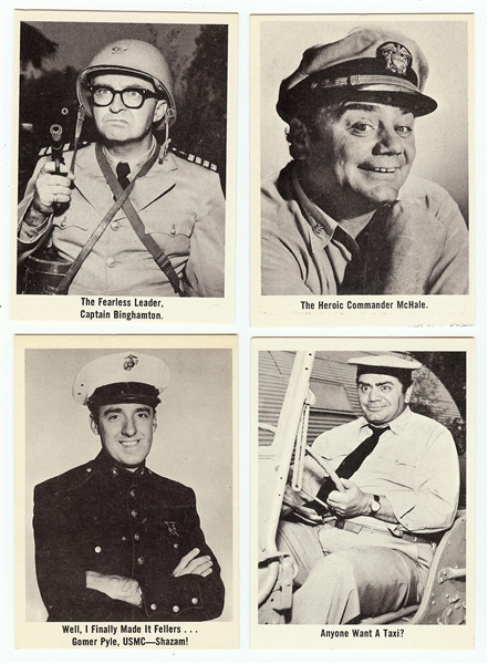 1965 Fleer McHale’s Navy and Gomer Pyle USMC Complete Sets (132)