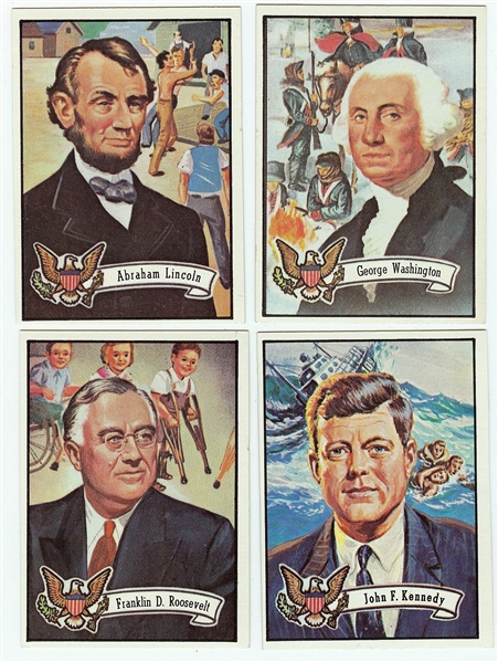 1972 Topps U.S. Presidents Complete Set (43)