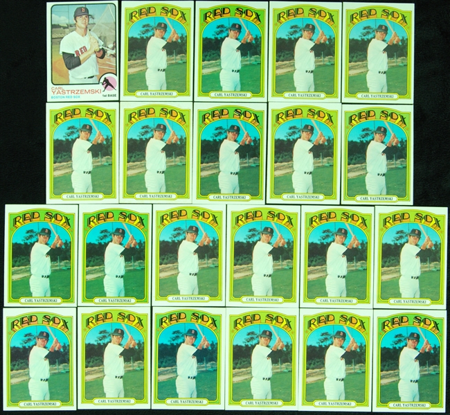 1972 Topps Carl Yastrzemski Vending Group (21)