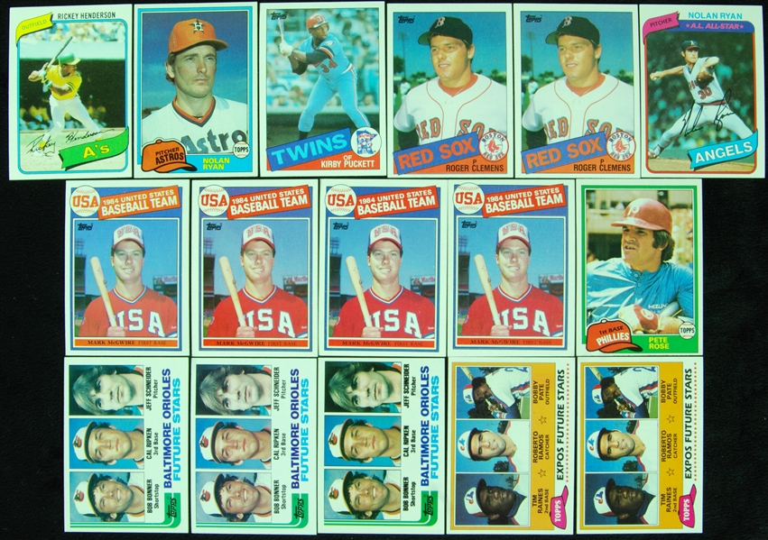 1981-83 and 1985 Topps Super High-Grade Sets (10)