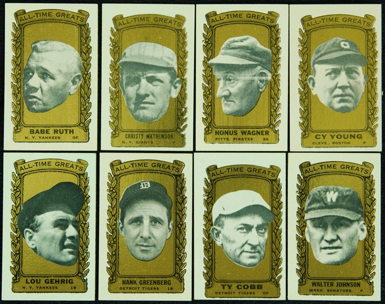 1963 Bazooka All-Time Greats High-Grade Complete Set (41)