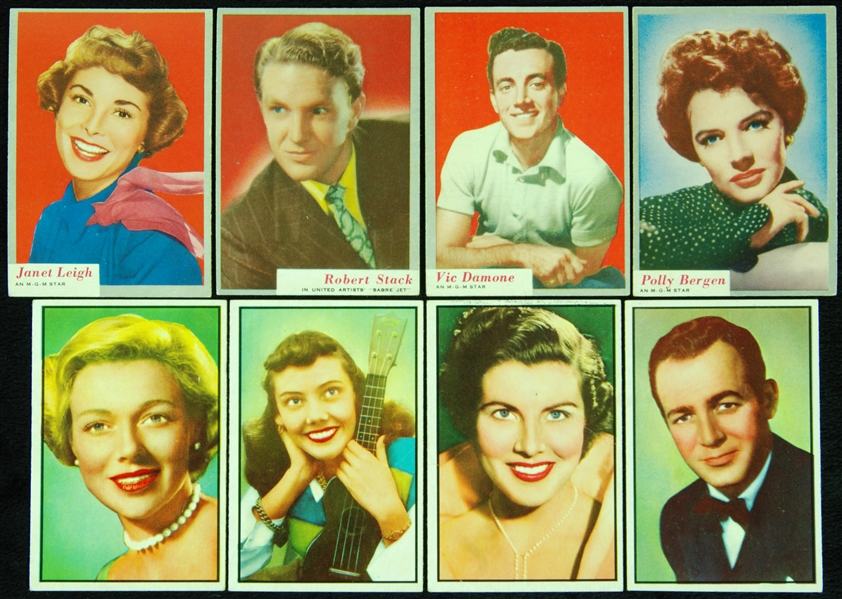 1952 Bowman and 1953 Topps TV, Radio and Film Stars Group (23)