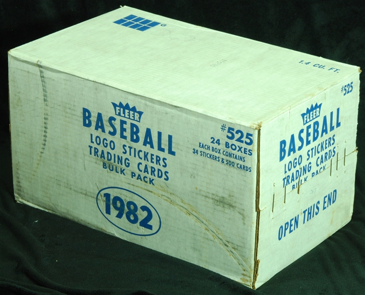 1982 Fleer Baseball Vending Sealed Case (12,000)