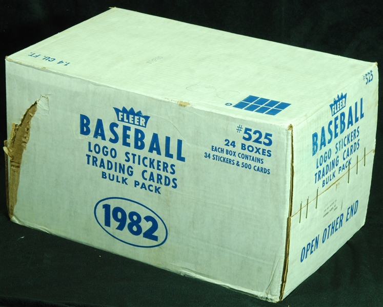 1982 Fleer Baseball Vending Sealed Case (12,000)