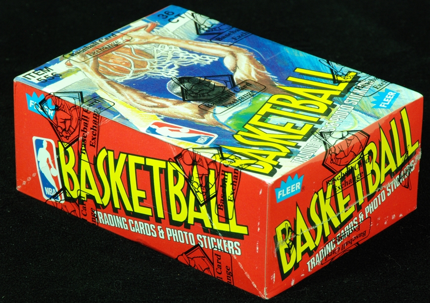 1989-90 Fleer Basketball Wax Box (36) (Fritsch/BBCE)