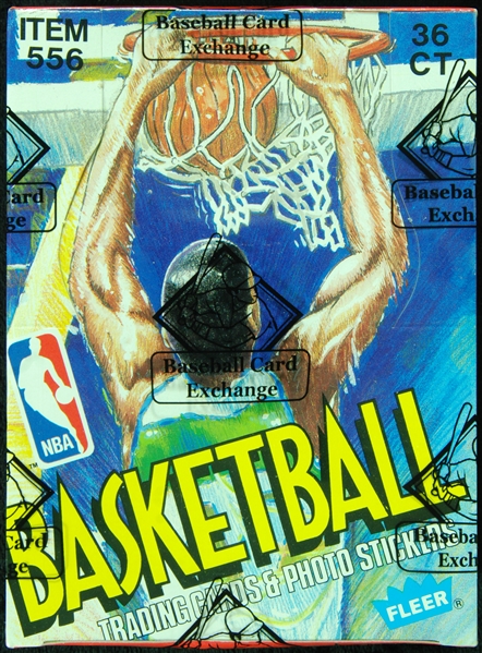 1989-90 Fleer Basketball Wax Box (36) (Fritsch/BBCE)