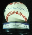 Mickey "Charles" Mantle Single-Signed OAL Baseball with Autograph Graded "10" (JSA/Beckett)