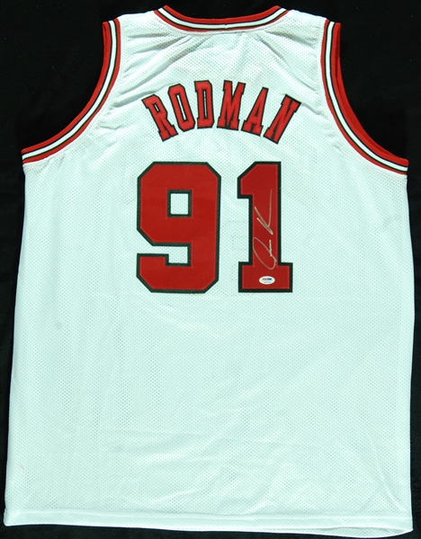 Dennis Rodman Signed Bulls Jersey (PSA/DNA)