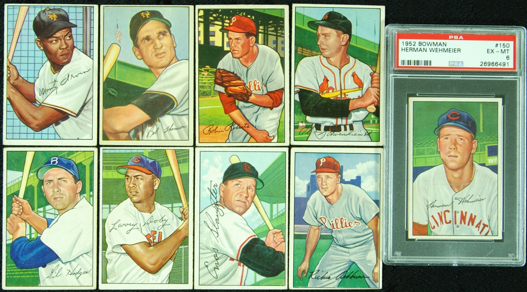 1952 Bowman Baseball Partial Set (130/252)